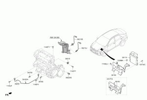 Электронный блок управления двигателем