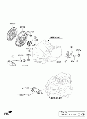 Вилка выключения сцепления