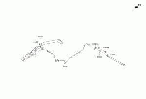 Главный цилиндр гидропривода сцепления
