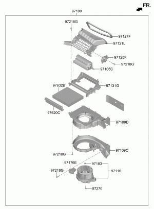 Климатическая установка - отопитель и вентилятор