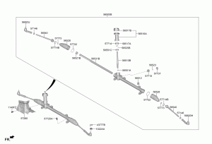 Тяга рулевая, маятник, поперечная тяга