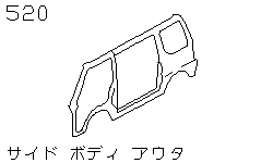 Наружная боковая панель