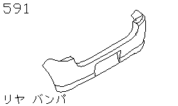 Задний бампер