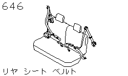 Ремень заднего сиденья