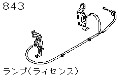 Лампа подсветки номерного знака