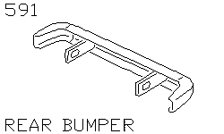 Задний бампер