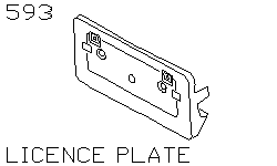 Панель номерного знака