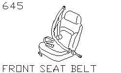 Ремень переднего сиденья