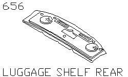 Задняя полка багажника