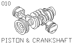 Поршни и коленвал