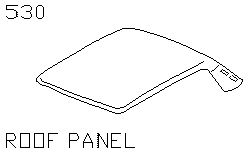 Панель крыши