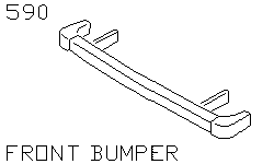 Передний бампер
