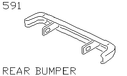 Задний бампер