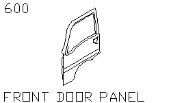 Панель передней двери