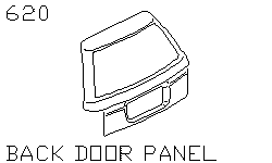 Панель задней двери