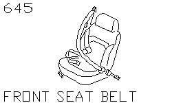 Ремень переднего сиденья