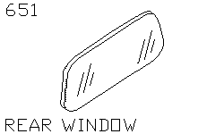 Заднее стекло