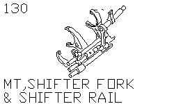 Вилки и валы переключения передач, МКПП