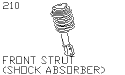 Передний амортизатор