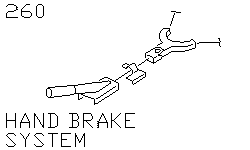Тросы ручного тормоза