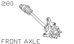 Передняя ось