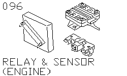 Реле и датчики (двигатель)