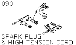 Свеча зажигания и высоковольтные провода