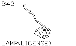 Лампа подсветки номерного знака