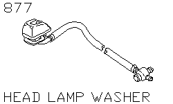 Омыватель фары