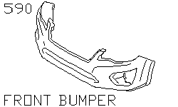 Передний бампер