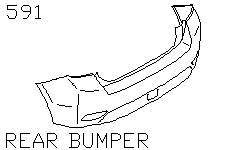 Задний бампер
