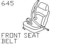 Ремень переднего сиденья