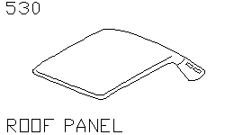 Панель крыши