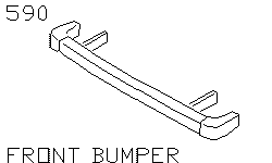 Передний бампер