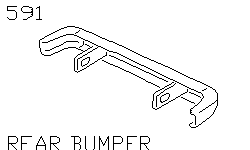 Задний бампер