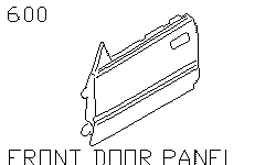 Панель передней двери