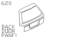Панель задней двери