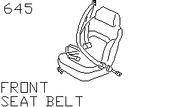 Ремень переднего сиденья