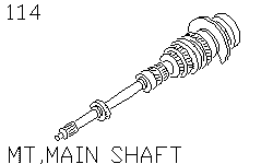 Первичный вал, МКПП