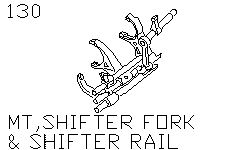 Вилки и валы переключения передач, МКПП