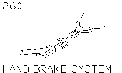 Тросы ручного тормоза