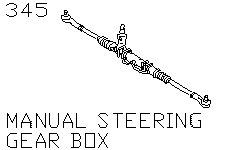 Механическая рулевая рейка