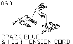 Свеча зажигания и высоковольтные провода