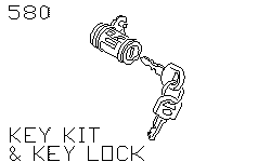 Набор ключей и замки