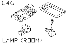 Лампа салона