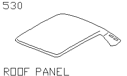 Панель крыши