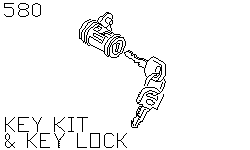 Набор ключей и замки