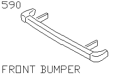 Передний бампер