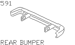 Задний бампер