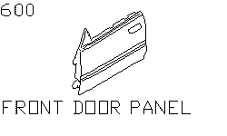 Панель передней двери